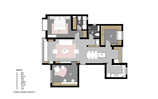 120m2北欧风格装修，经典耐看有格调