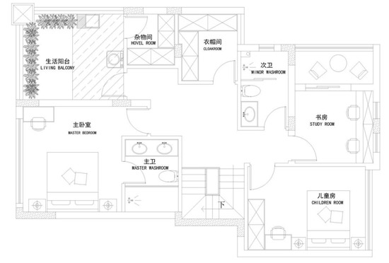 三代同堂怎么住才舒适？这里刚好有套合适的新古典案例，你可以看看！