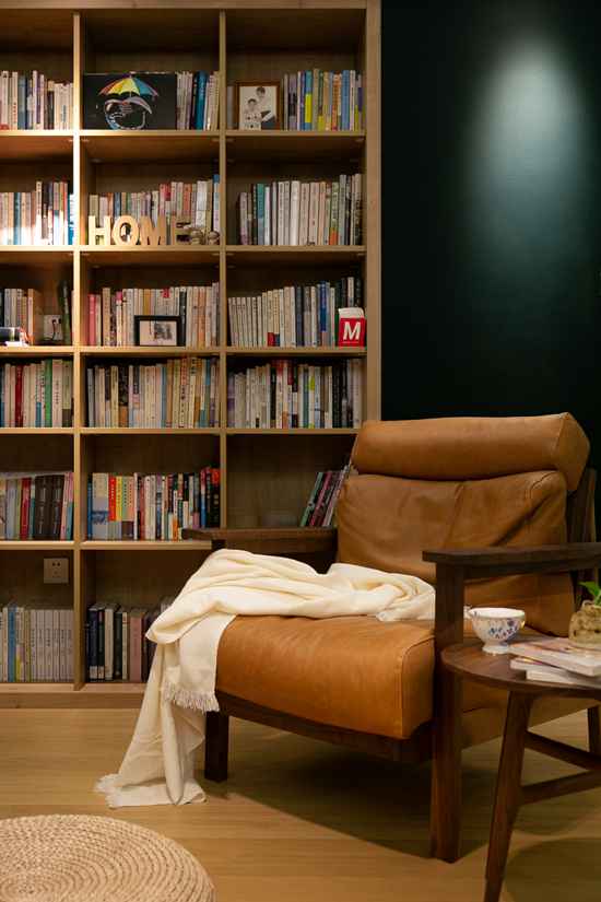 在家里开个图书角，99㎡日式家居，这样开阔的设计瞬间扩大5㎡