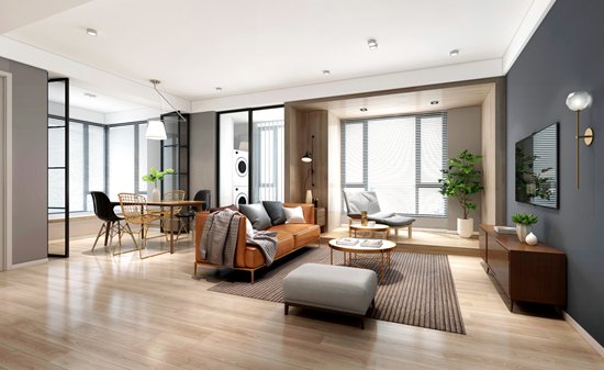 MIX暖色融入+巧妙空间设计：这个三口之家的北欧风格外与众不同！