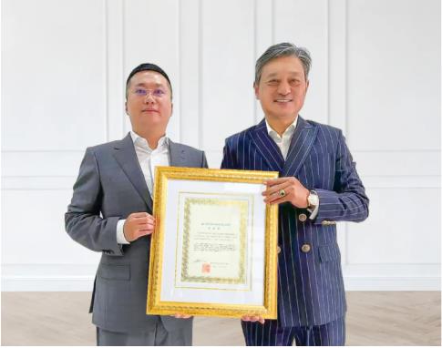 柬埔寨刘阳荣任世界华人工商促进会亚太区执行主席
