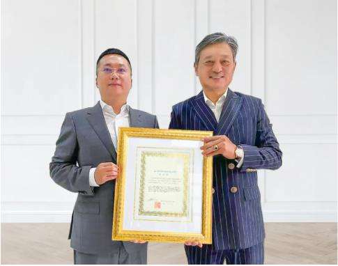 柬埔寨刘阳荣任世界华人工商促进会亚太区执行主席