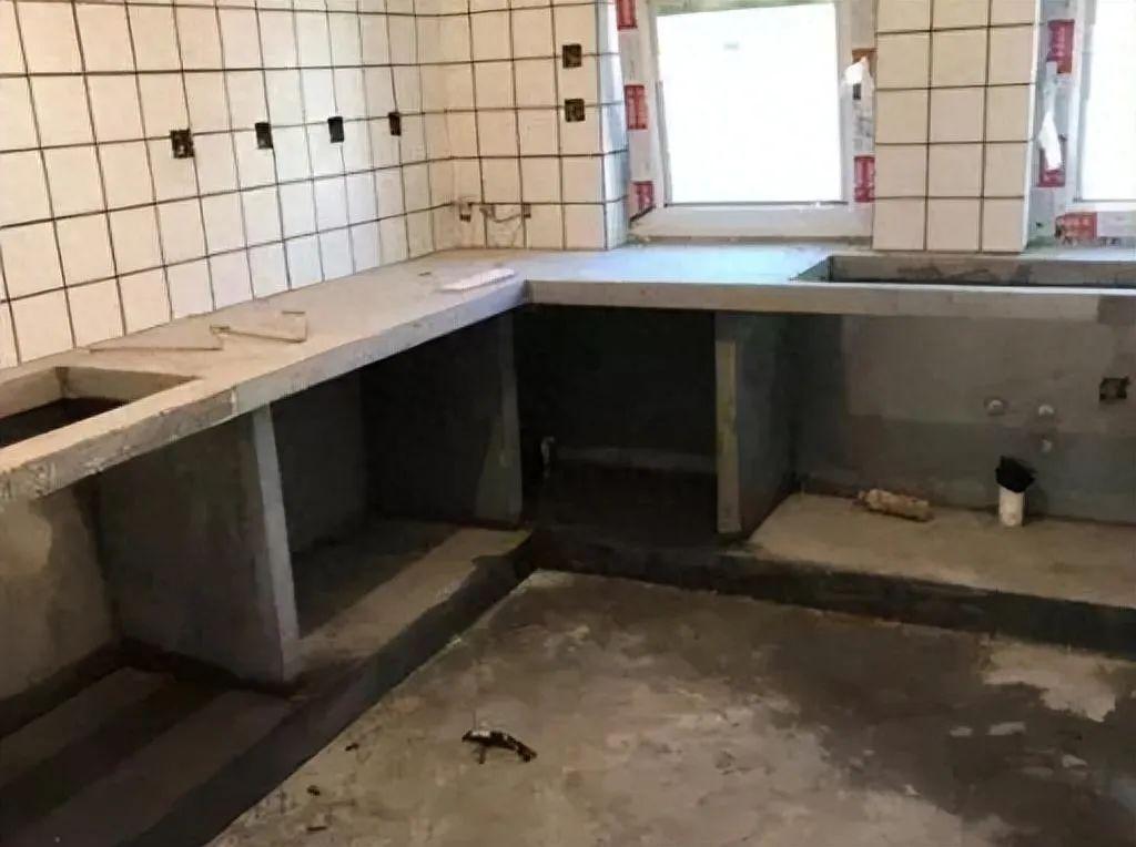 水泥橱柜装修流程图